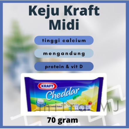 

Kraft Keju Midi (70 gr) | Keju