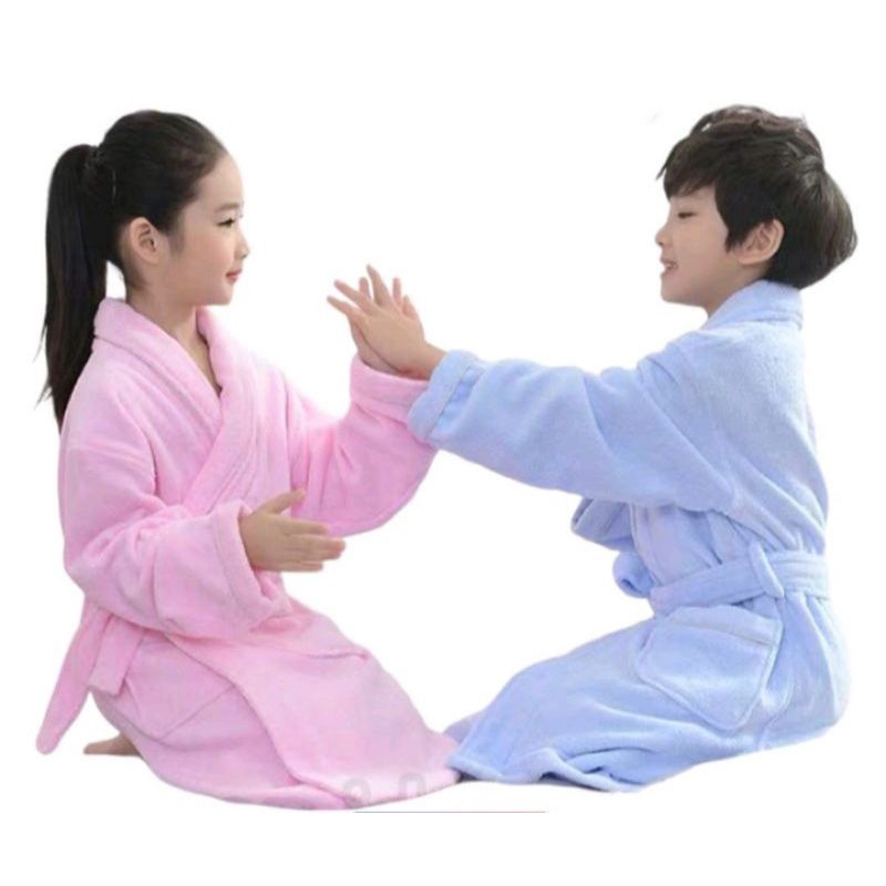 Handuk kimono Anak-anak laki-laki perempuan / handuk jubah kimono mandi anak-anak