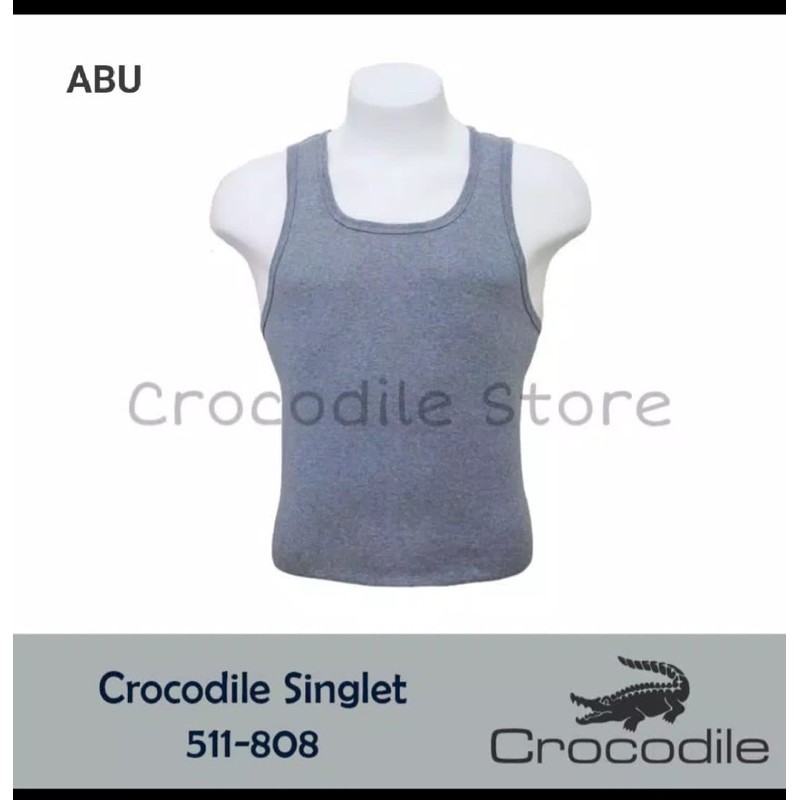 Crocodile singlet pria dewasa katun serap keringat / singlet dewasa laki halus