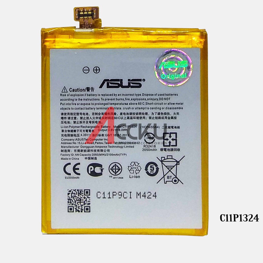 BATERAI BATTERY ASUS ZENFONE 5 / C11P1324 BATERAI ASU ZENFONE 5 ASUS A500CG