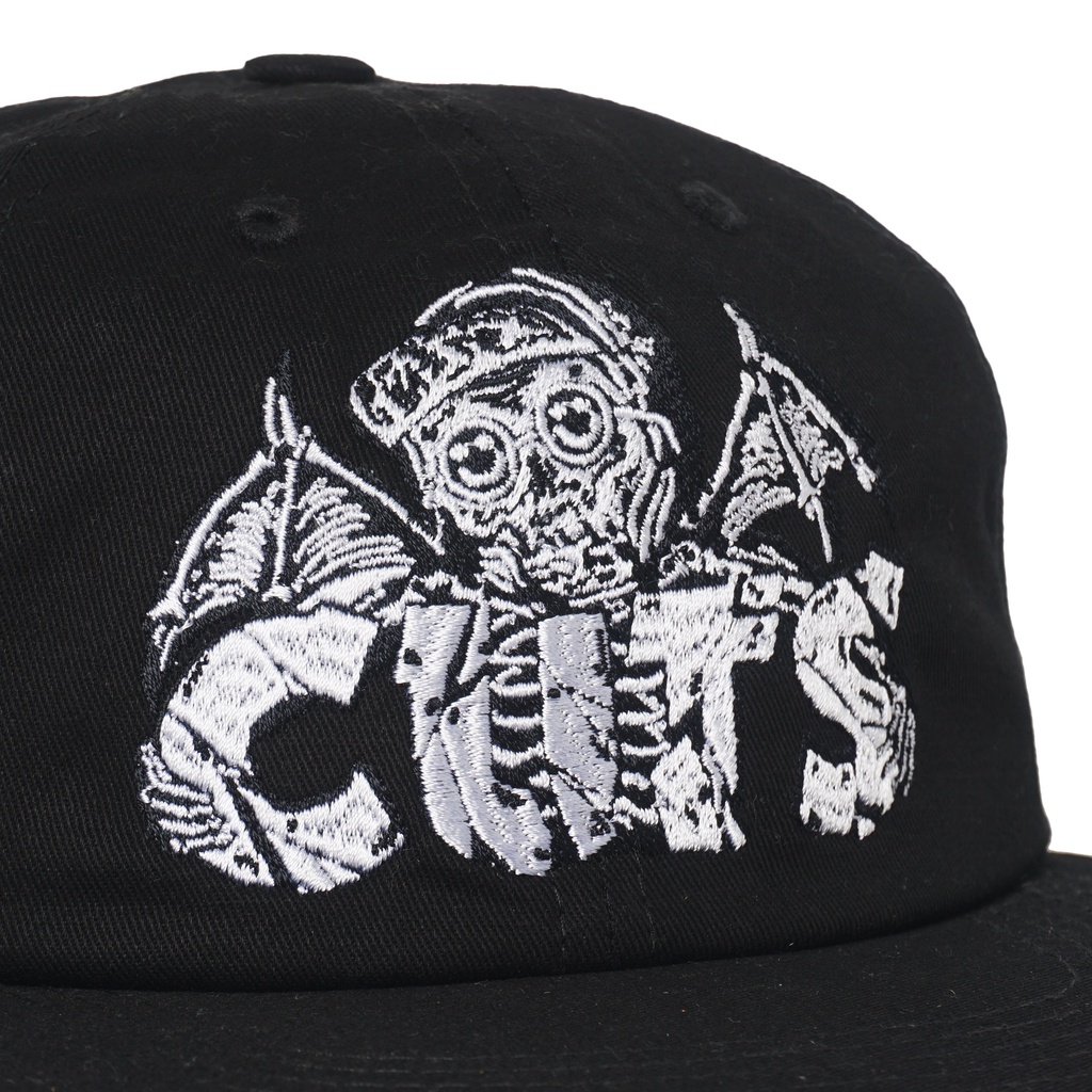 CUTS | Sixpanels Caps | STAY WASTED | Black