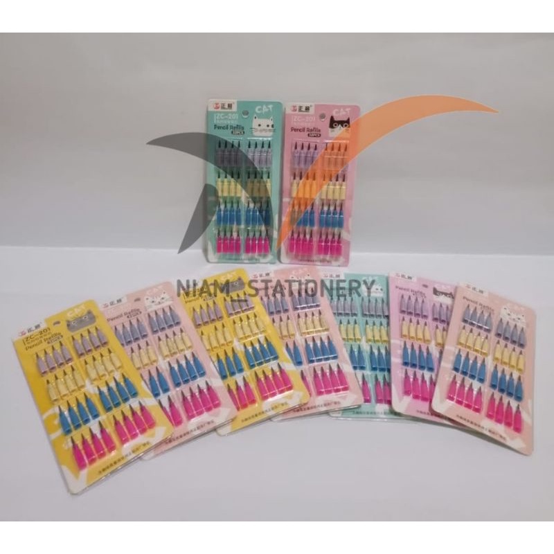 

SATU PAD ( 32 PCS ) Refill Pensil Bensia Isi Ulang Pensil Lantu Cabut Susun