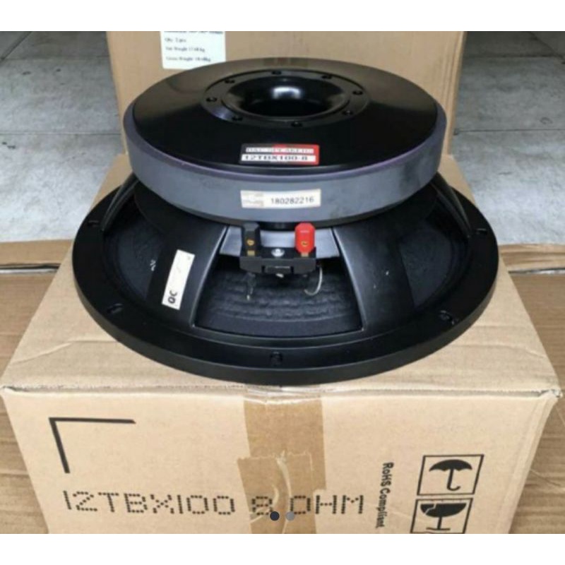 Speaker komponen B&C 12 inch 12TBX100 voice coil 4 inch