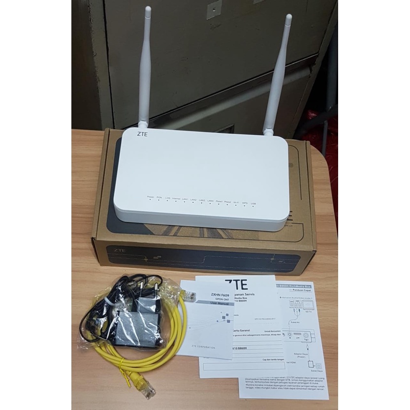 Modem Wifi Router ZTE F609 GPON ONT V3