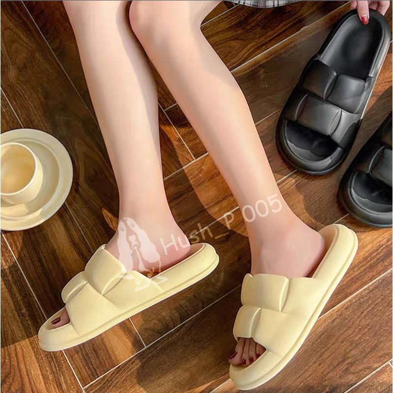 [Free Shipping] Komin Sendal Wanita Kekinian Sandal Jelly Korean Import Empuk Sandal Anak Perempuan Anti Slip Sandal Pria Karet Slip On