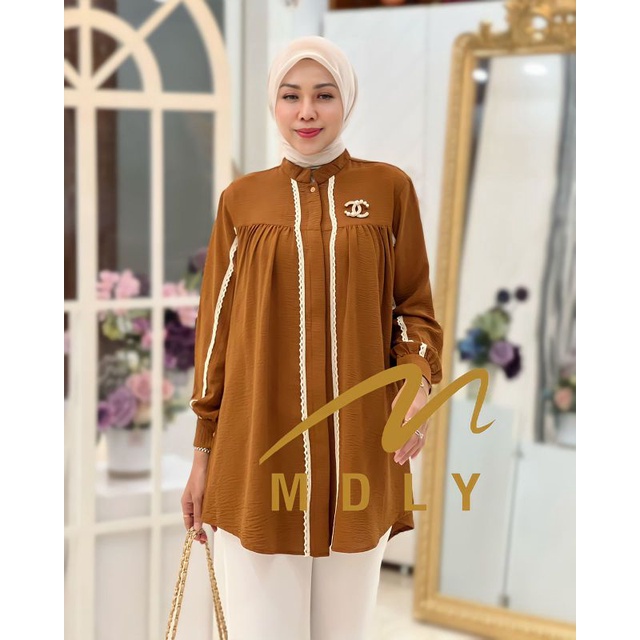 MDLY10 BAJU ATASAN WANITA DIANA TUNIK BY MDLY 3088