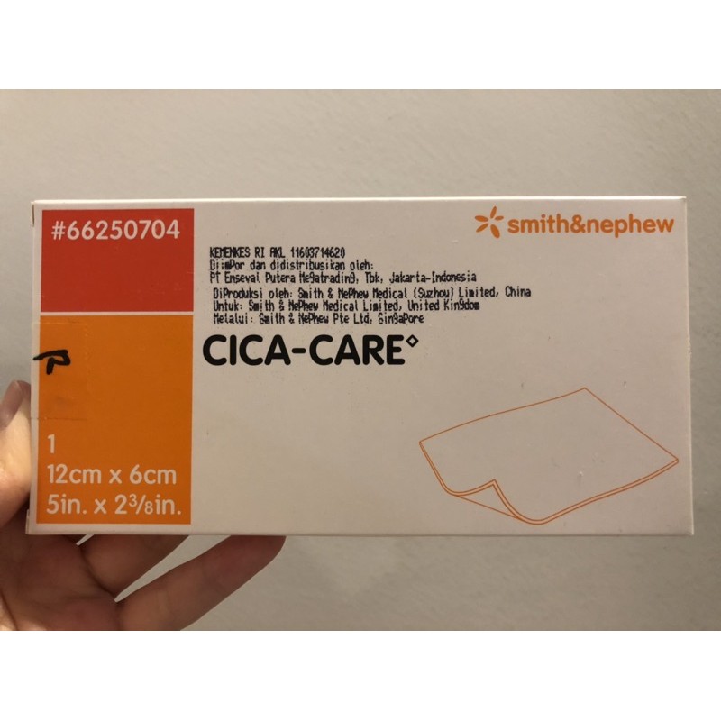 Cica care 12x6 cm silikon gel untuk bekas operasi/keloid