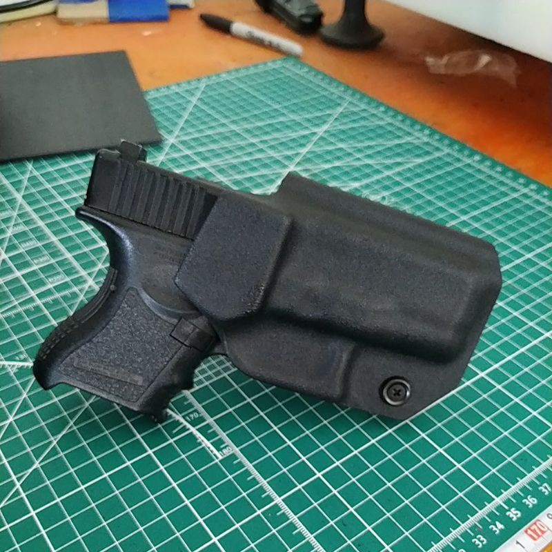 kydex holster glock 26 27 luar pinggang kanan