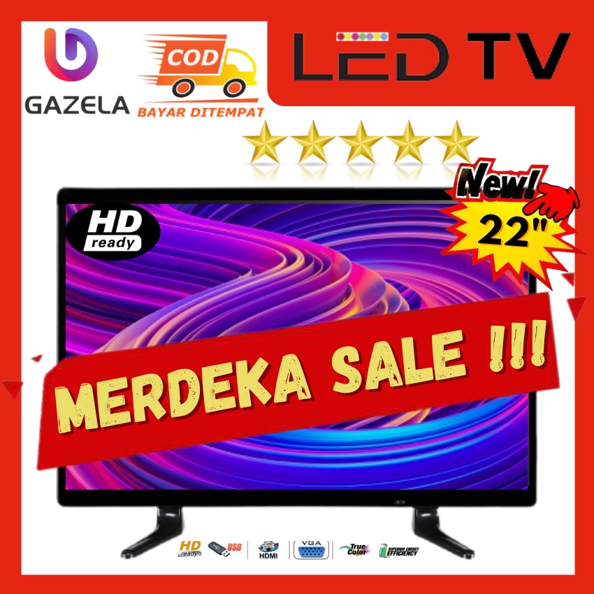 TV Gazela Full Layar 22 Inch HD (FLLY-22WIDE)