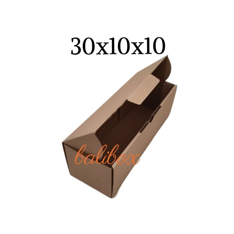 

box sepatu kardus packing die cut uk. 30x10x10