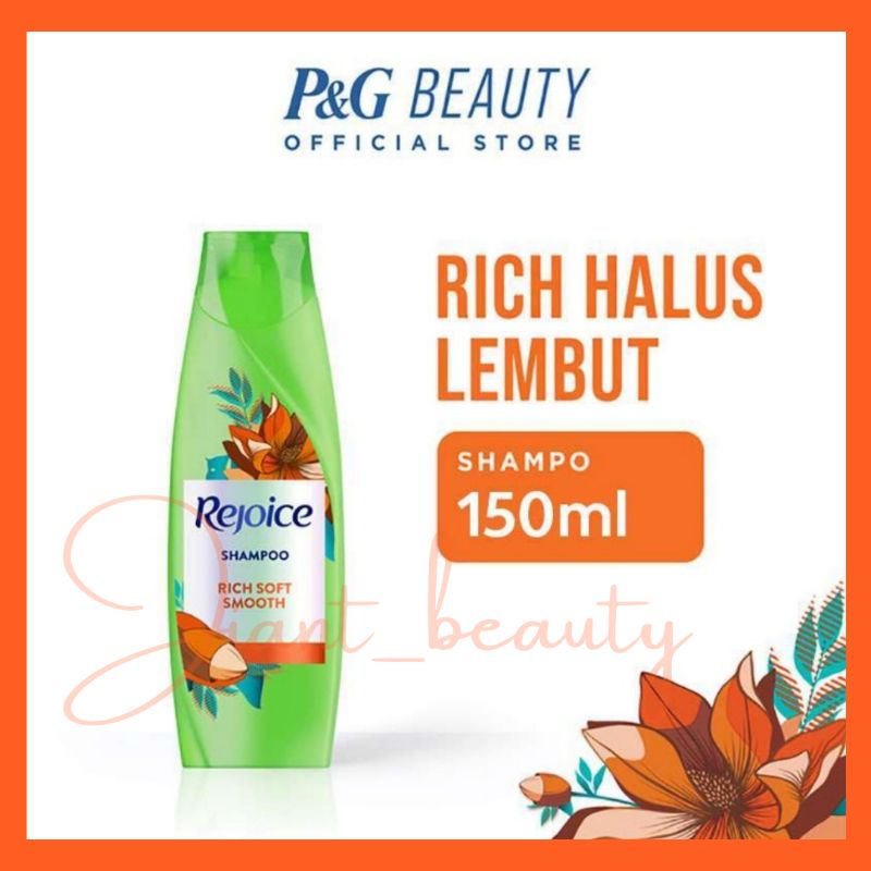 SHAMPOO REJOICE RICH SOFT SMOOTH 150 ML / SHAMPO REJOICE / REJOICE RICH 150 ML