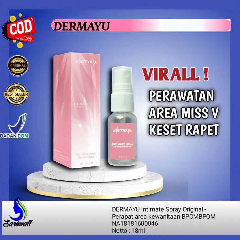 [ORIGINAL] Perawatan Area Pribadi Kewanitaan Dermayu Spray Bpom perawatan tubuh wanita / Dermayu Spray miss V Original  Intimate spray perawatan kewanitaan rapet keset aromatik SPRAY 20ML - UNTUK DAERAH KEWANITAAN