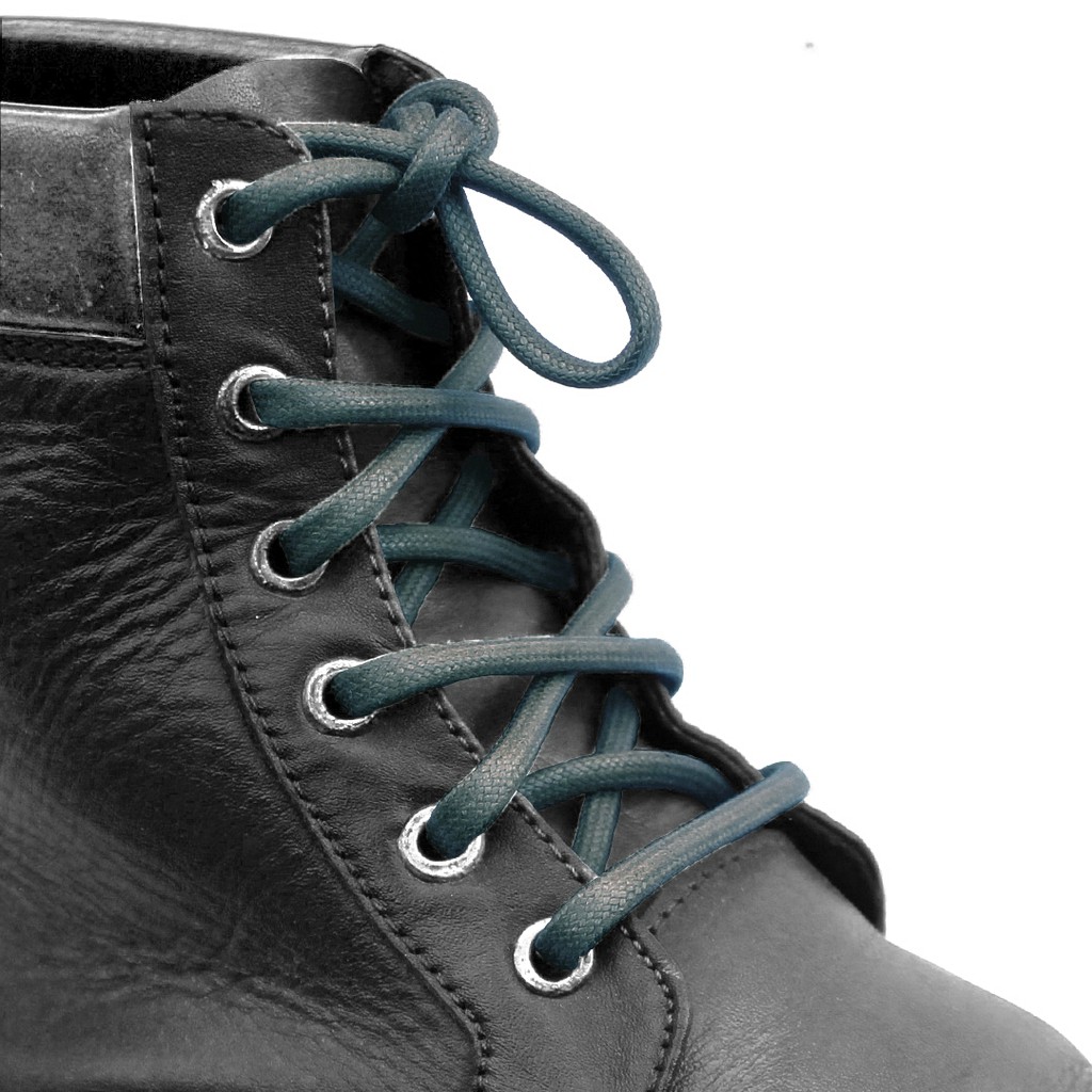 MR Shoelaces FC12 Green Army Tali Sepatu Lilin Oval 3.5mm (Waxed Laces) 50cm 60cm 70cm 80cm 100cm 120cm 150cm