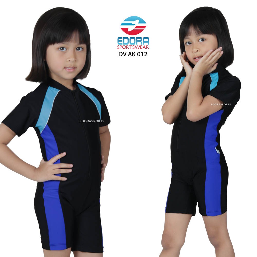 Baju Renang Anak Full Body Usia TK Cewe Cowo SL AK EDORA