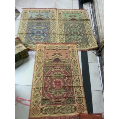 Sajadah Katun Benang Emas - Goblin - Motif Ka' bah