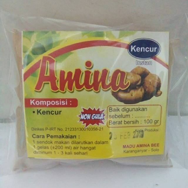 

Kencur instan non gula by amina