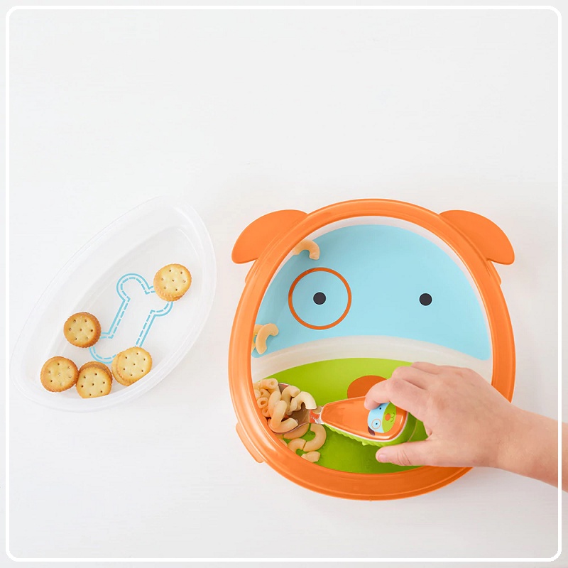 Skiphop Zoo Smart Serve Plate &amp; Bowl