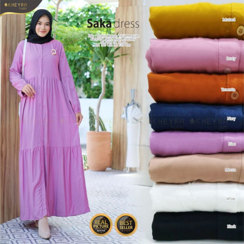 SAKA DRESS ORI BERLABEL KHEYRA