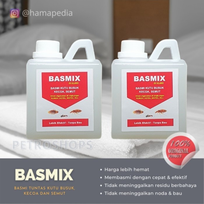BASMIX REFILL PEMBASMI KUTU KASUR BUSUK KEPINDING DAN TUNGAU