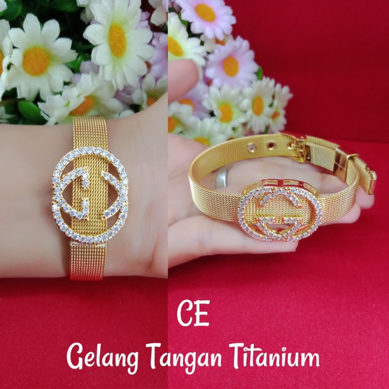 Gelang Tangan Jam Titanium