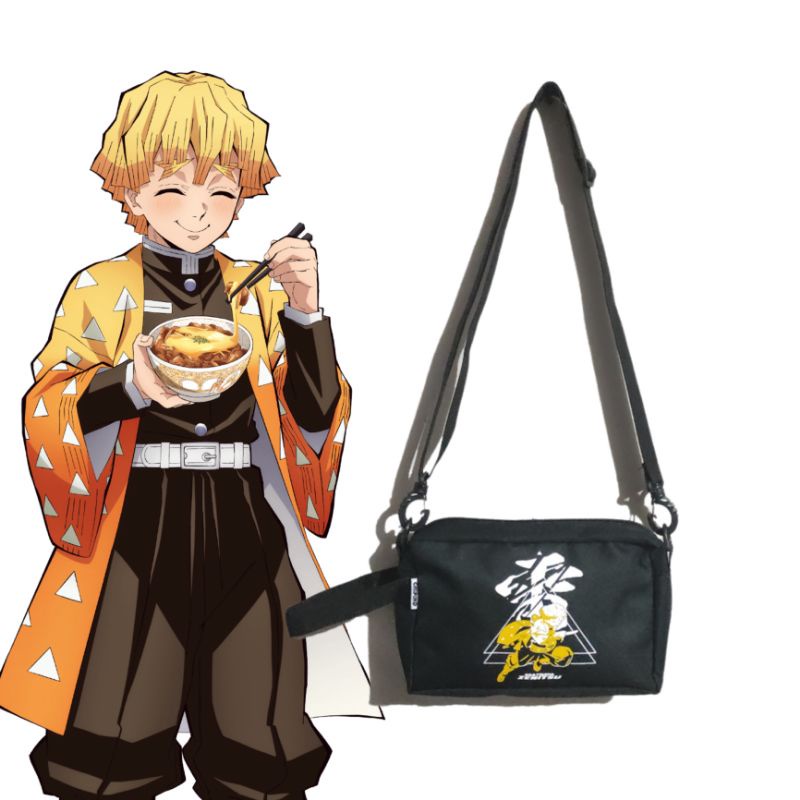 EGY- SLING BAG Zenitsu Agatsuma Demon Slayer Tas Kimetsu No Yaiba Tas Zenitsu Tas Anime Kimetsu No Y