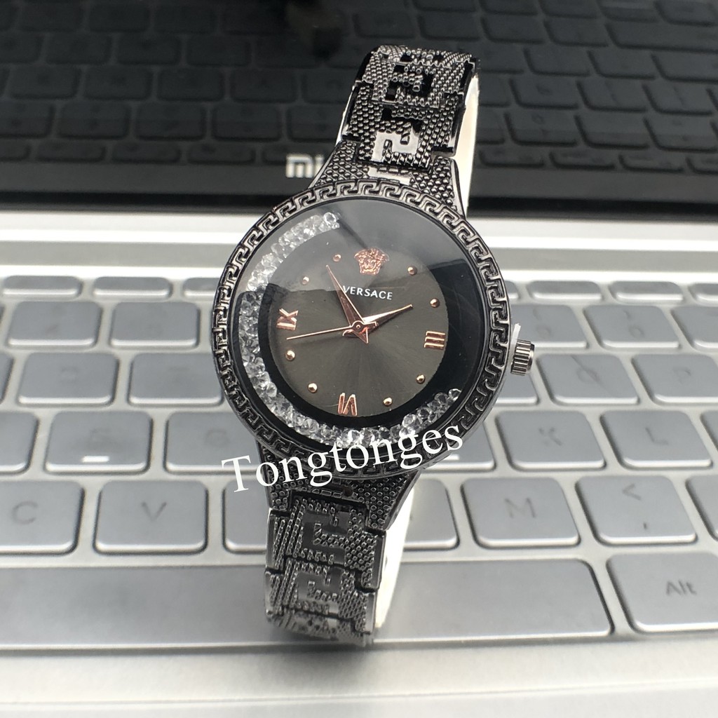 Jam tangan wanita rantai magnet permata murah impor murah PREMIUM Fashion FREE BATERAI