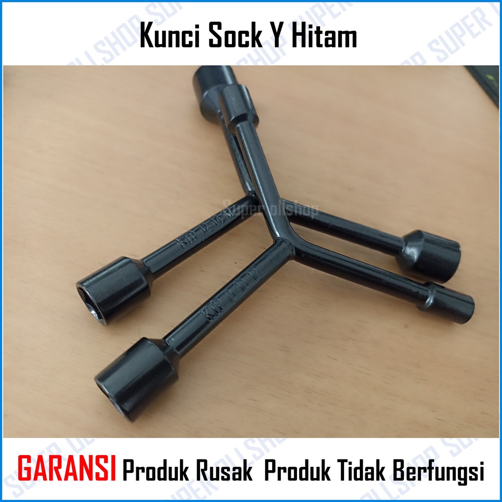 Kunci Sock Y Hitam Kunci Sok Y Hitam Harga Satuan Termurah Berkualitas / KTP Kunci Y 8 10 12 14 17