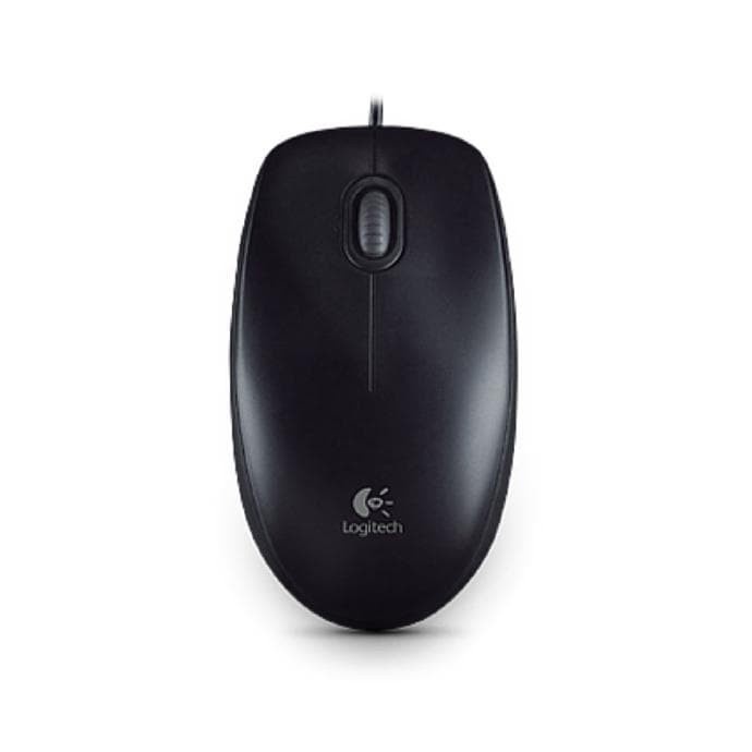 LOGITECH M100R MOUSE BLACK WIRED OPTICAL