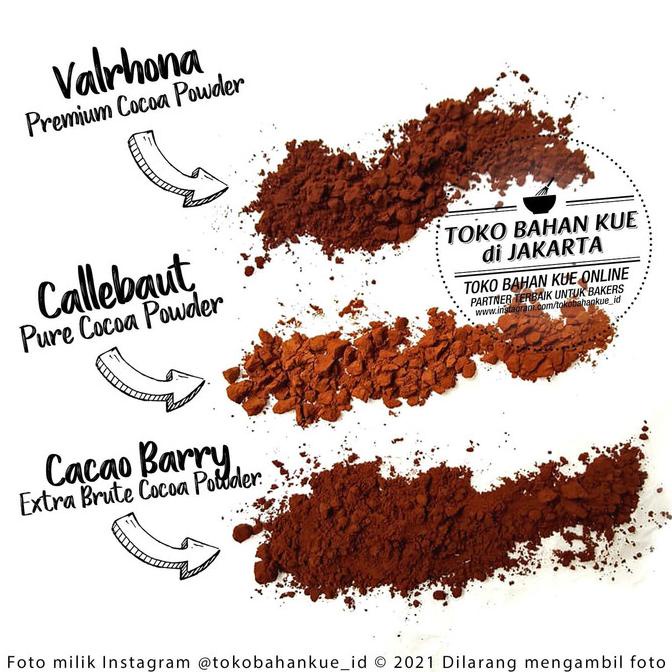 

Callebaut - Pure Cocoa Powder 100gr Bubuk Cokelat Murni Coklat Premium