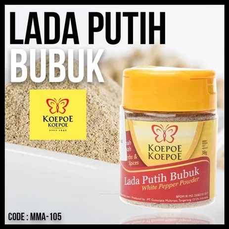 LADA PUTIH BUBUK 38G KOEPOE KOEPOE