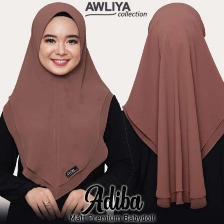 Kerudung Adiba / Ori Awliya Collection / Kerudung Ceruty Premium / Grosir Jilbab