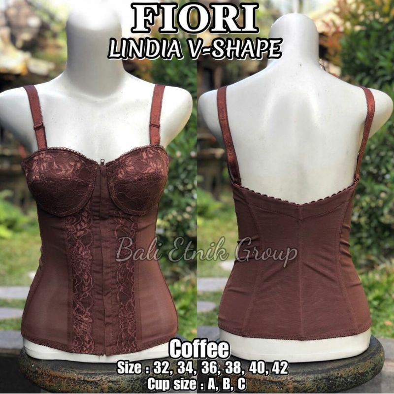 LINDIA V SHAPE LONGTORSO FIORI ORIGINAL | KORSET LONGTORSO | pelangsing badan