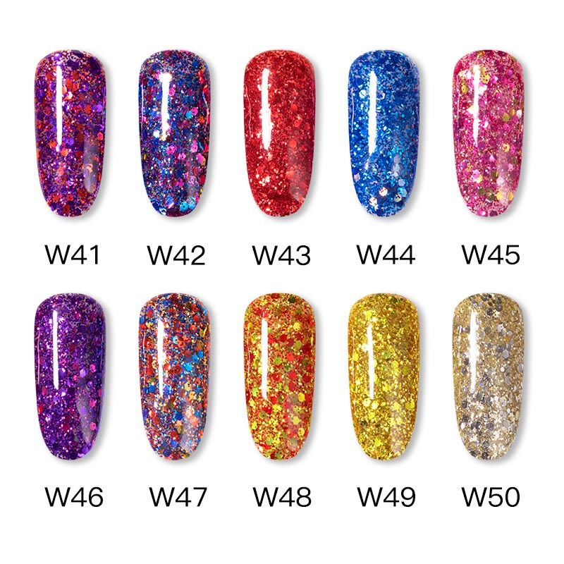 ROSALIND Diamond Series Gel Nail Polish UV LED / Kutek / Cat Kuku Murah Bagus