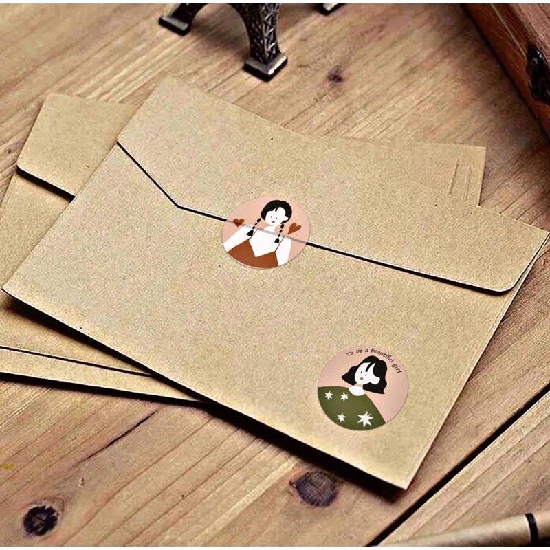 

[ BUKAN 1 ROLL!!!! ] Sticker Vintage Aesthetic Label Diary Journal / Stiker Lucu / Stiker Label / Stiker Cewek / Sticker Girly
