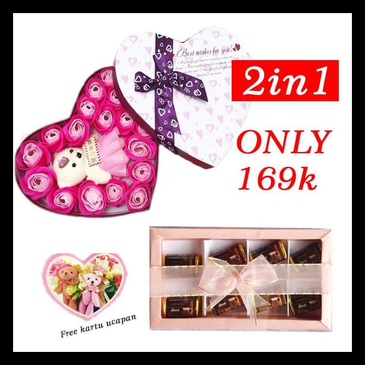 

PROMO 2IN1 BUNGA VALENTINE - COKLAT VALENTINE MURAH IMPORT CP BK08 - MERAH BERKUALITAS