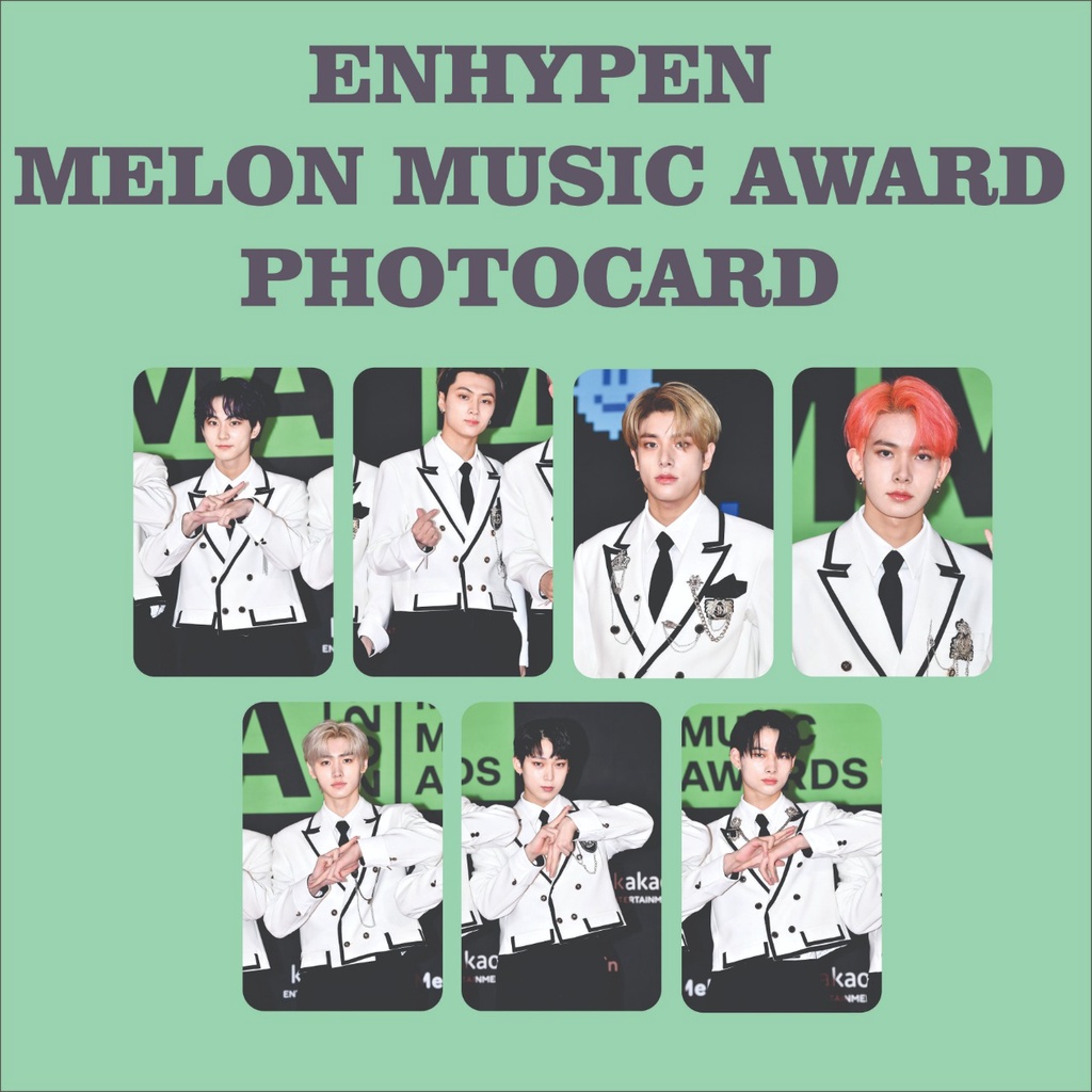 ENHYPEN MELON MUSIC AWARDS 2021 PHOTOCARD