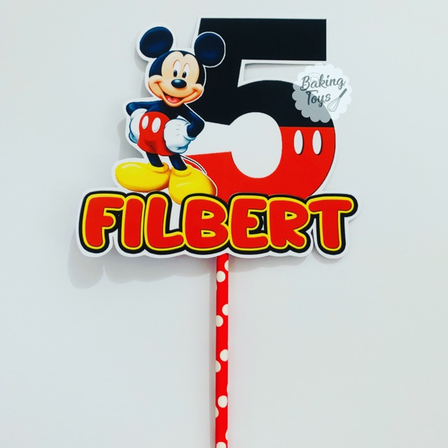 Mickey Mouse Topper Cake / Birthday Cake