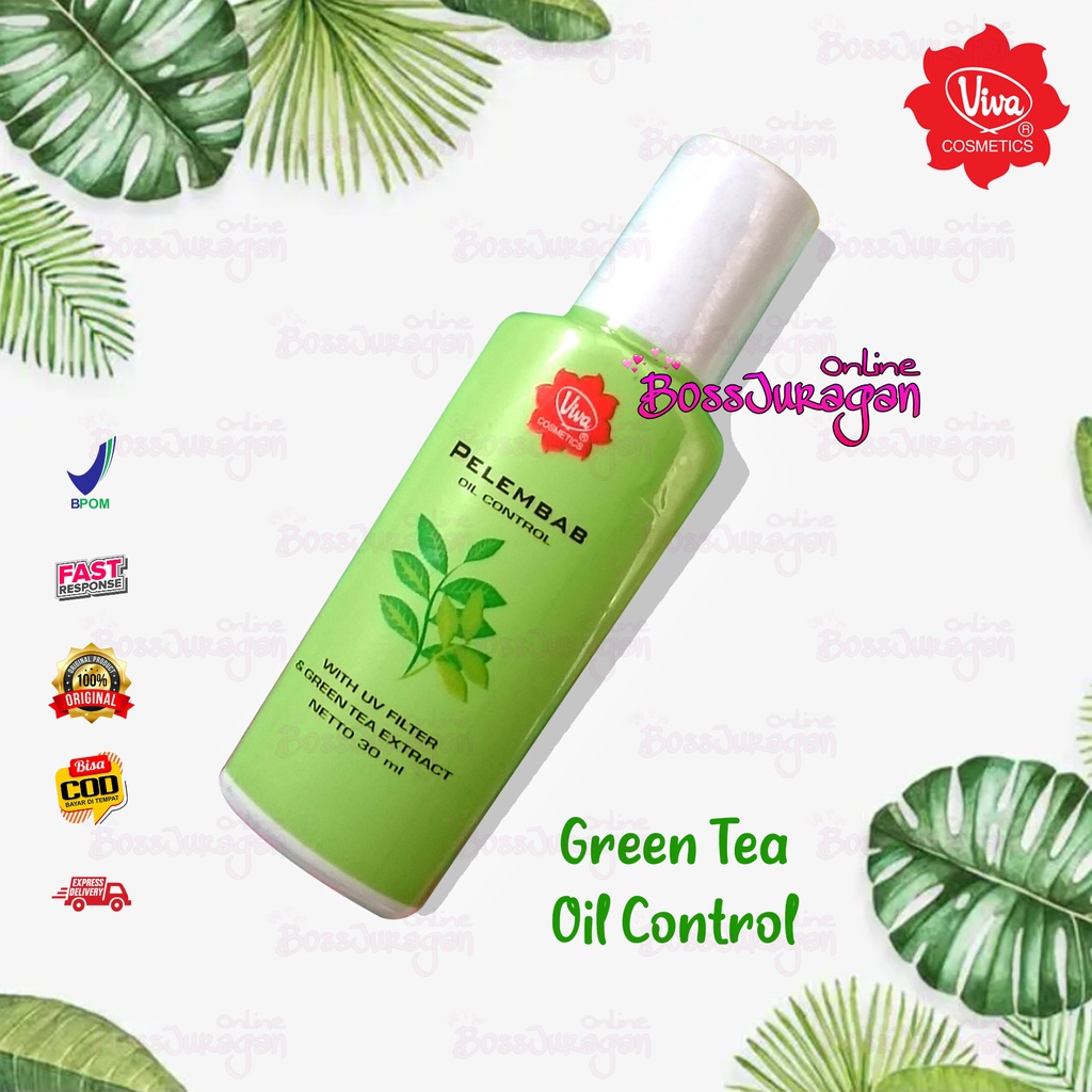 (BOSS) (green tea) VIVA Pelembab Green Tea Oil Control - 30ml