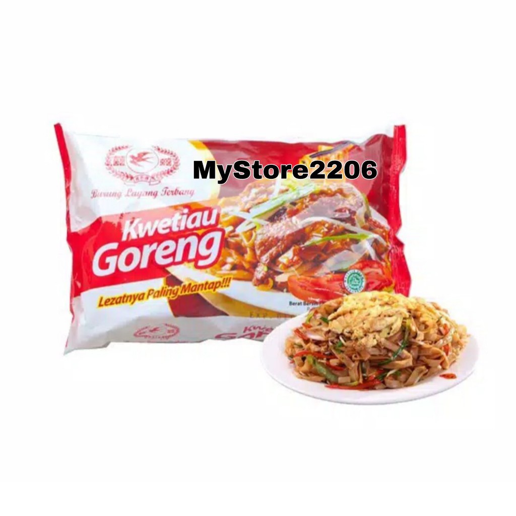 Kwetiau Goreng Instant cap Burung Layang Terbang / Kwetiau Goreng Instan cap Burung Layang Terbang