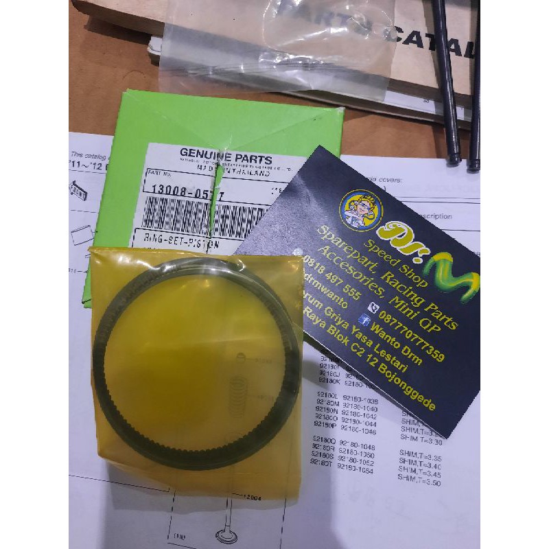 ring seher piston ninja 250 fi