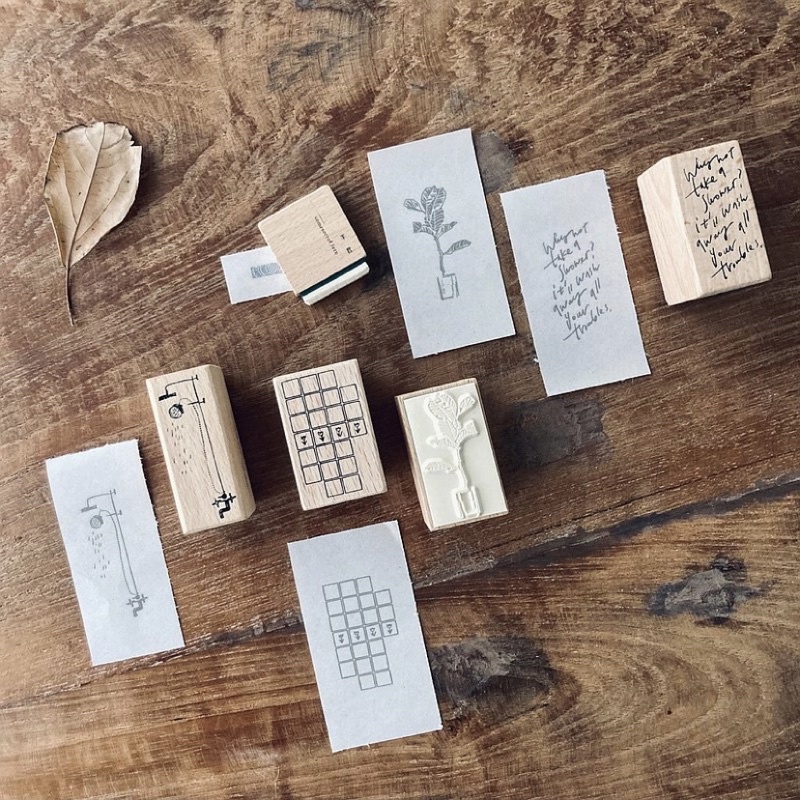 

Somesortof.fern It’s Shower Time! Rubber Stamp