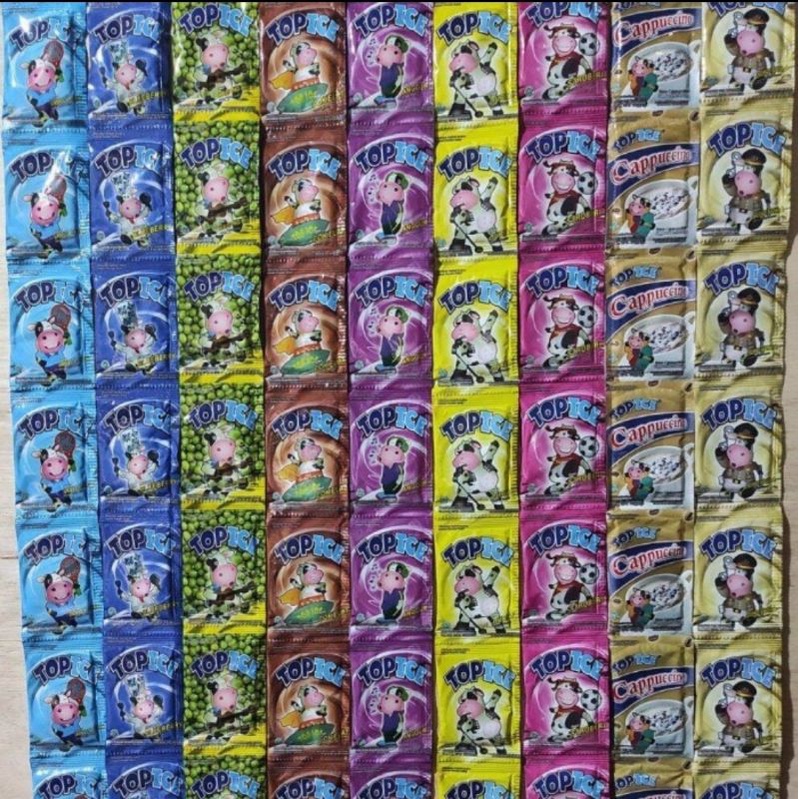 

Top Ice Aneka Rasa 1 Renceng isi 10 Sachet
