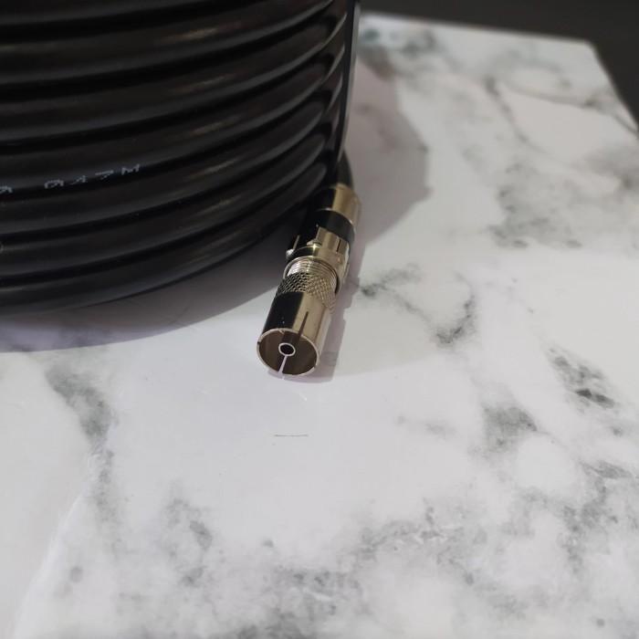 Kabel Antena Tv 20 M Jack Compression+ Male To Female/Kabel Tv Digital