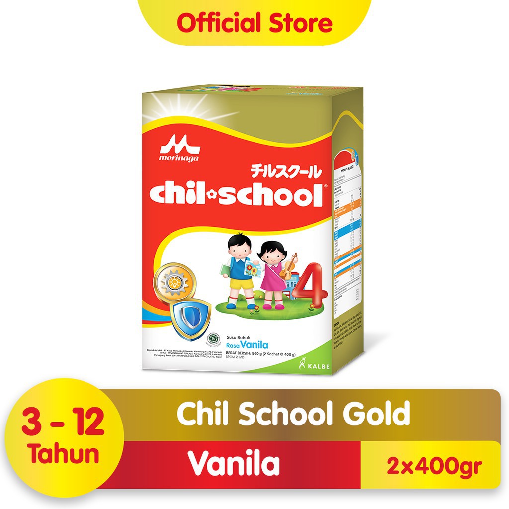 Susu Morinaga Chil School Gold Morinaga Chilschool Reguler 400Gr KBB