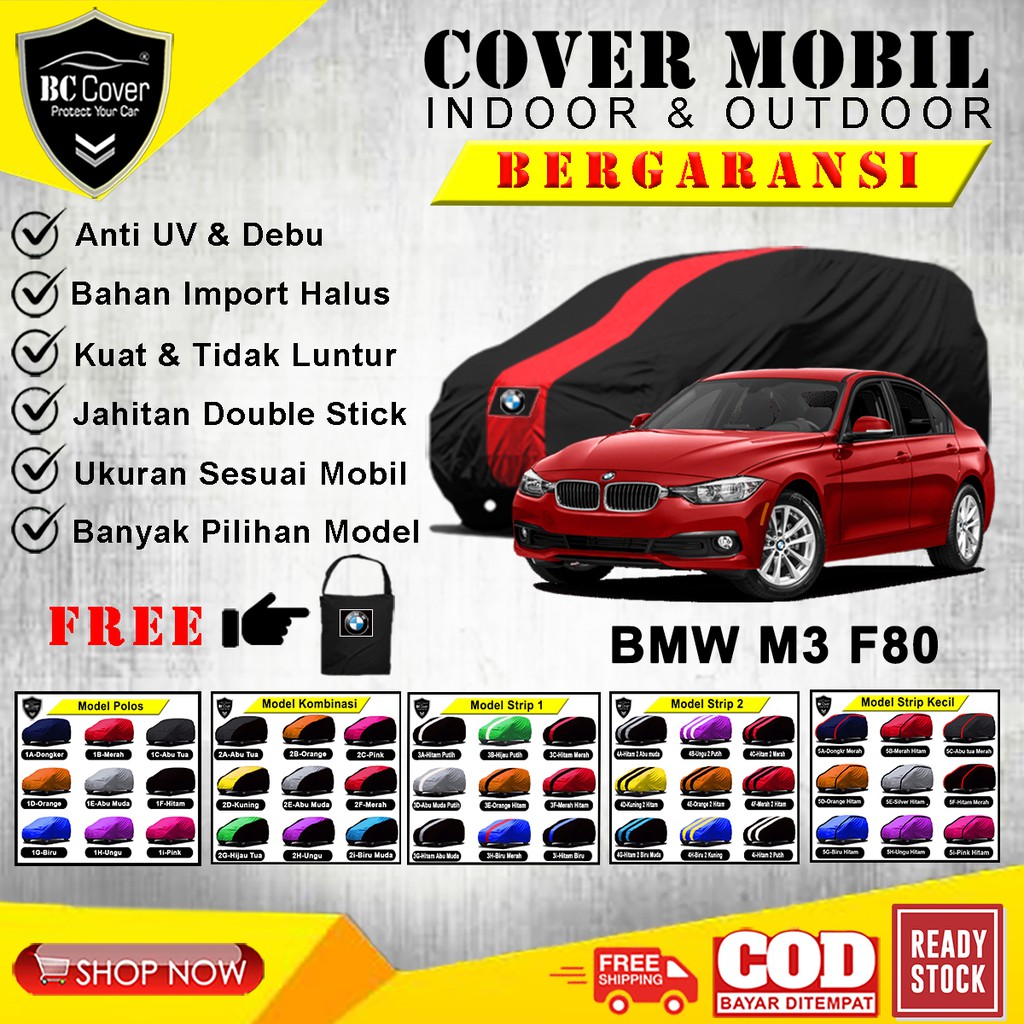 Body Cover Mobil Sedan BMW M3 F80, Sarung Mobil BMW F-80, Selimut Penutup Pelindung Outdoor