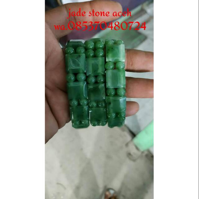 Gelang Giok aceh Nephrite ori
