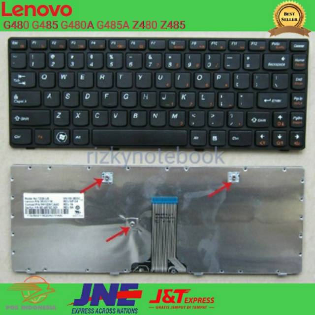 Keyboard Lenovo G480 G485 G480A G485A Z480 Z485