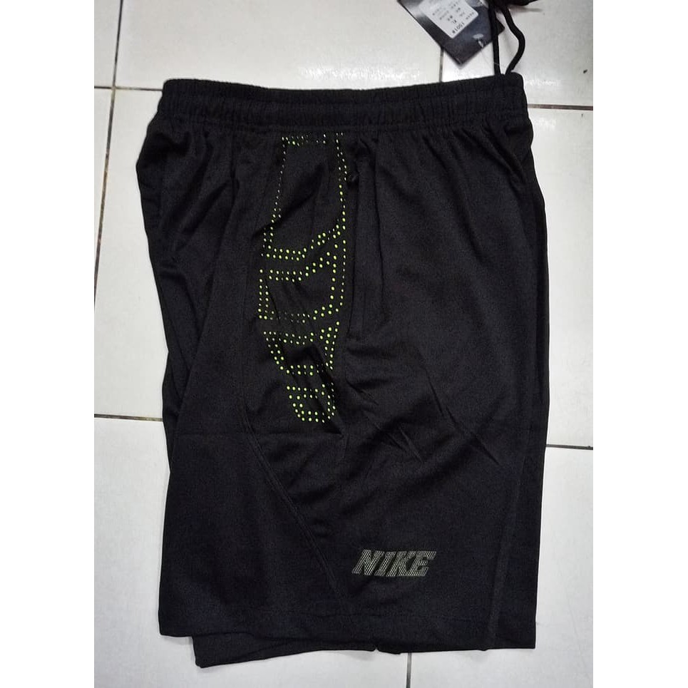 Celana Nike Gym Import Thailand Grade Ori Hitam Lis Stabilo