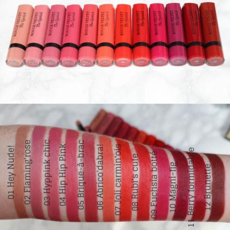 lipstik matte BOURJOIS PARIS  tahan hingga 24 jam tidak menempel di gelas