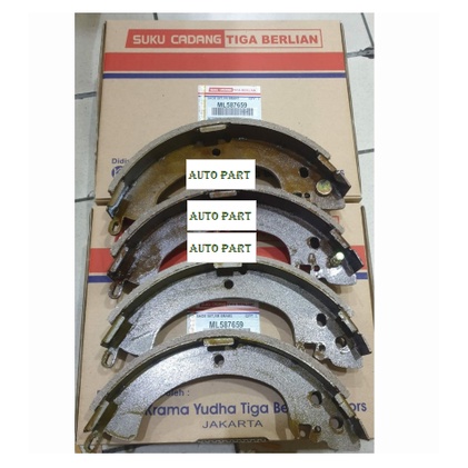 Brake Shoes Rear Kampas Rem Belakang Mitsubishi L300 Diesel L038 L039